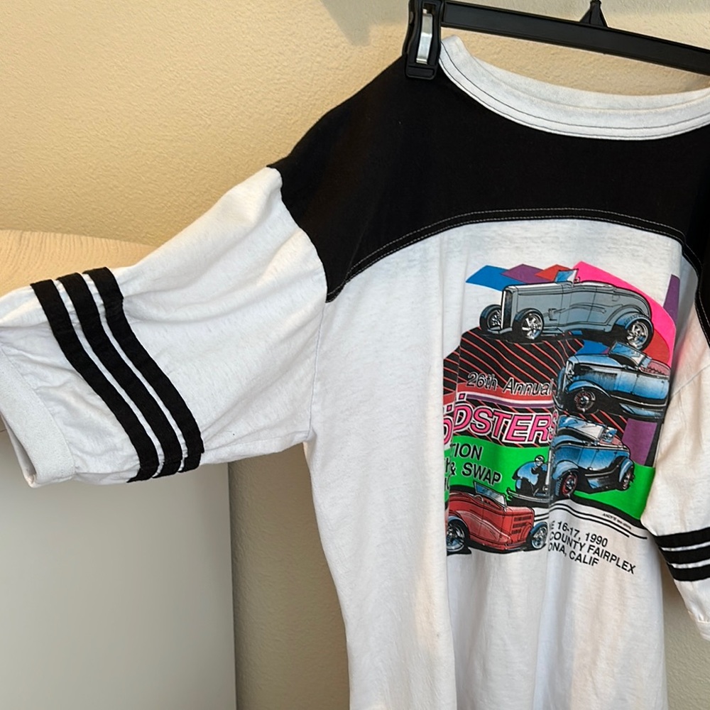 Vintage Car Graphic Raglan Tee - Picture 2 of 4